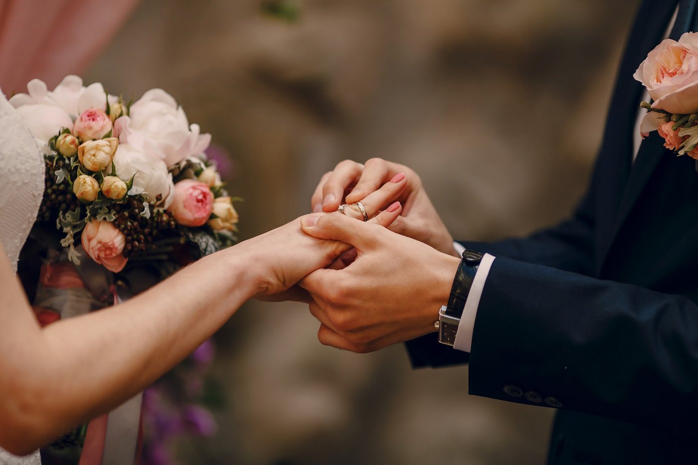 Cérémonie de mariage chrétien — photo 3